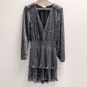 Parker NYE Holiday Sexy Metallic Party Dress Size M